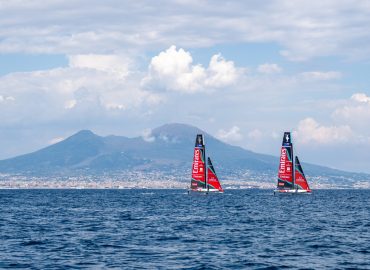 America's Cup Naples 2027 sailing race in the Gulf of Naples